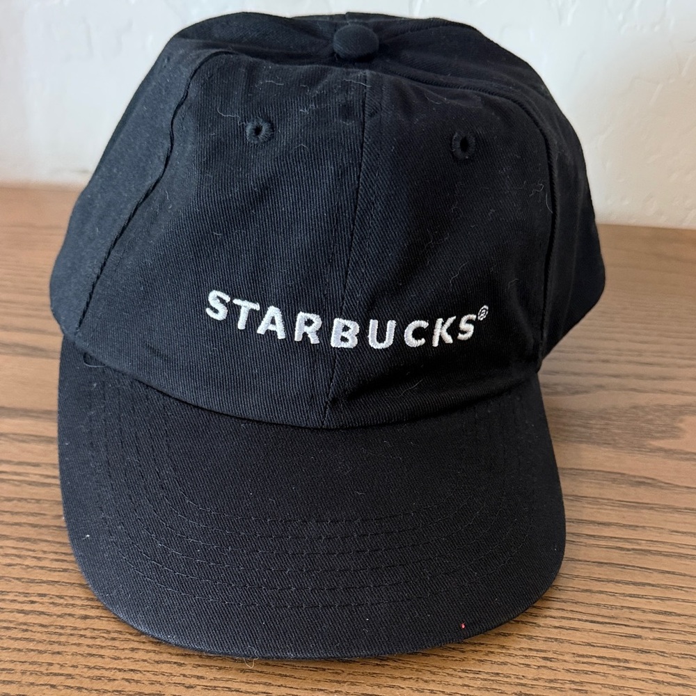 Starbucks Black Cap with White Logo